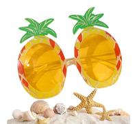 Générique Pineapple Sunglasses Frame, Fashion Tropical Eyewear, 6.3in Cool Party Glasses, Uv Protection Lenses, Lightweight Fun Design for Summer Pool, Photo Booth, Road Trip, Birthday, Stage