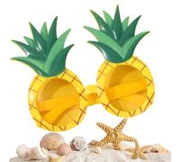 Générique Pineapple Sunglasses, Tropical Eyewear, 6.3 inches, Fun Fashion, Pineapple Glasses for Adults Kids Photo Booth Birthday Travel Beach Vacation Stage Holiday Costumes, Summer Pool Party