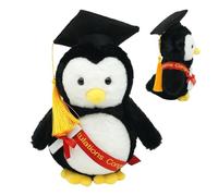 Générique Pingouin de Graduation,Célébratoire, Très Apaisant, Portable et Souvenir | Animal en Peluche avec décoration Chambre pour Remise diplôme | école Maternelle collège université lycée