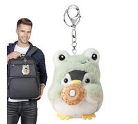 Générique Pingouin en Peluche, Jouet en Peluche Pingouin en Peluche, Porte clés de Jouets en Peluche Pingouin, Porte-clés Portable 10Cm/3.9 Pouces, Pendentif, décoration pour