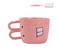 Générique Pink Piglet Ceramic Teapot and Cup Set,Cartoon Funny Ceramics Pig Teapots,Creative Cute Pigs Teapot of The Pig's Nose Kettle Gifts for Friends and Family