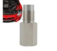 Générique Pipe Connector Extension, Stainless Steel Tube Adapter, Leak-Proof High-Temp Thread Fitting, 2.2x2.2x5.8cm, Ideal for Plumbing, Automotive, and Irrigation Systems Installations