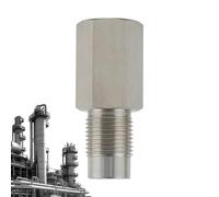 Générique Pipe Connector Extension, Stainless Steel Tube Joint, Leak-Proof Design, High-Temperature Resistant, 2.38×1.5in Thread Size for Shower, Sink, Plumbing, Car, Industrial