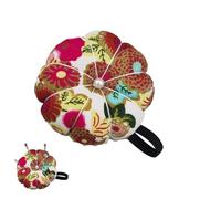 Générique Pique-Épingles pour la - Porte-Aiguilles Portable Forme | Coussinet Floral Rétro | Idéal pour Accessoires de, Bricolage & Broderie | Support d'Aiguilles Style Fleur Vintage
