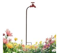 Générique Piquets Décoratifs De Jardin Extérieur | Insert Statue De Robinet Résistant Aux Intempéries | Décoration de Piquet de Jardin Vintage,pour en Pot, Balcon, Villa, Paysage, Pelouse, Terrasse,