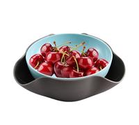 Générique Pistachios Bowl - Bol de service à double dish | Bols de collations à coquille ronde | Bols multiprices avec stockage de coquilles pour pistaches Eamamee fruits Grainess de Melons