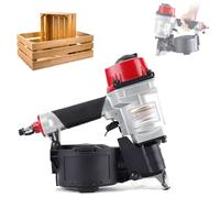Générique Pistolet à Clous Pneumatique à Bobine, Grande Capacité De 300 à 350 Clous, Scellement Précis dans Le Bois, Léger Et Portable (8,49 LB), Outil De Bricolage pour Clôture en Bois