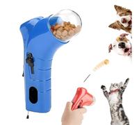 Générique Pistolet À Friandises pour Chat, Lanceur De Friandises pour Chien Ou Chat, Jouet Distributeur De Friandises Interactif, Jouets d'alimentation pour Animaux De Compagnie (Bleu)