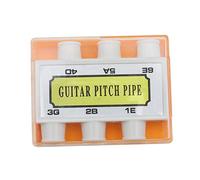 Générique Pitch Pipe Tuner Guitare Accessoire Musical Pièces Plastique Ergonomique Réglage Précis de Tonalité Portable Adapté à Exercices Quotidiens et