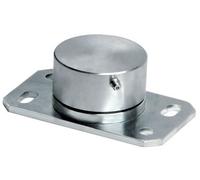 Générique - Pivot inferieur avec roulement sur platine 87pst - Ø mm.50 - Charge kg.350 -