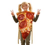 Générique Pizza Costumes - Pizza Halloween Costume Adult | Funny Food Outfit For Cosplay | Funny Food Realistic For Birthday Christmas Outdoor Adult Kids Couple Dress Up Party Carnival Role Playing