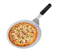 Générique Pizza Peel - Stainless Steel Pizza Peel Slider, Round Dough Scraper Tool and Pie Server for Kitchen, Outdoor Cooking, Restaurant Use, Apartment, Or Backyard Events, 17.13x9.96 inches