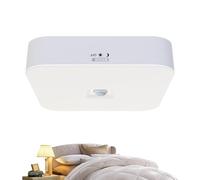 Générique Plafonnier à détecteur de mouvement, lampe de placard sans fil - Lampe d'intérieur moderne rechargeable à 2 modes pour salle de bain, garde-manger, hangar, couloir, buanderie