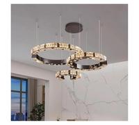 Générique Plafonnier, Décoration d'intérieurLampes suspendues, lustre de salon en cristal luxe, lampe suspendue chambre à coucher, plafonnier, éclairage intérieur(3 ring 60 80 100cm)