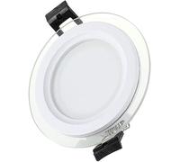 Générique Plafonnier LED encastrable à intensité variable tricolore - Lumière chaude 3000K for chambre, couloir et décoration(Dimmable,12W)