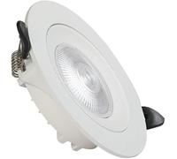 Générique Plafonnier LED encastré réglable for chambre à coucher, éclairage de plafond, spot fin intégré(Warm Light-3000k,5W)