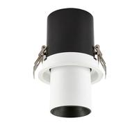 Générique Plafonnier Led,Luminaire Plafonnier Rampe Spot LED encastrable rotatif en aluminium 9 W/12 W/15 W/18 W/20 W/24 W, lampe de plafond à puce COB AC85-265 V(A,3000K WARM LIGHT_12W NOT DIMMABLE)