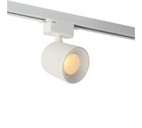 Générique Plafonnier Led,Luminaire Plafonnier Rampe Spot LED sur rail en aluminium 7 W, montage surface, idéal for un salon ou une boutique(7W Warm White,White)