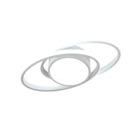 Générique Plafonnier LED, plafonnier LED Double Rond Blanc, lumière Blanche Froide 6500K pour Chambre à Coucher Cuisine Salon Salle à Manger
