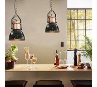 Générique Plafonniers 2 pcs Noir Rond E27,Maison & Jardin, Luminaires, Lampes, Noir (Poids 3.2KG)