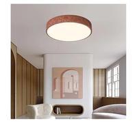 Générique Plafonniers LED Ronds Rouges en résine de Fer for Chambre, Couloir, Salon et Autres pièces de la Maison.,Lustres(Warm White,60CM)
