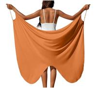 Générique Plage Femme Maillot de Bain Long Cache Couleur Unie Cache-Maillot Boho Beachwear Bohème Cache-Maillots Grande Taille D'Été Beachwear Amaincissant Swimwear