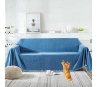 Générique Plaid Canape Grande Taille, Jeté De Canapé XXL d'angle, Antidérapant Grand Plaid pour Canapé XXL, Chenille Couverture Canapé Housse De Canapé, Lavable(#392,180x90cm)
