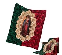 Générique Plaid pour canapé - Doux À Thème Religieux Lavable en Machine | Couverture Vierge Marie,pour canapé, Fauteuil, Salon, Chambre, Appartement, Femmes, Hommes, Filles, Adolescents, Seniors