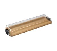 Générique Planche à Charcuterie,Plateau Repas Rectangulaire en Bois | Plateaux de Service Portables avec Couvercle pour Fêtes Noël Restaurant Pique-nique Vacances Piscine Cuisine Buffet Camping