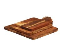 Générique Planche à découper 3 pcs cm Bois d'acacia Massif,Planches à découper,376051