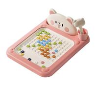 Générique Planche À Dessin À Points Magnétiques - Bloc-Stylo Magnétique pour Tout-Petits, Jouet d'apprentissage Sensoriel De Voyage, Tablette D'activité Motrice Fine pour Âgés De 2 À 5 Ans |