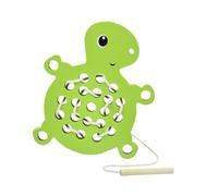 Générique Planche à En Bois, Jouet à Enfiler, Jouets Sensoriels, Forme Animale, Apprentissage Précoce, Motricité Fine pour Enfants, Cadeau Préscolaire, Forme de Tortue