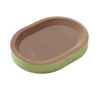 Générique Planche à gratter en Carton ondulé, Ovale et Rigide, Jouet géant résistant l'usure, Fournitures for Animaux de Compagnie(55x40cm)