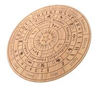 Générique Planche à Pendule en Bois Grosse Taille, Tableau de Réponses du Pendule pour Passionnés d'Astrologie et Psychothérapeutes, Usage Maison et Bureau