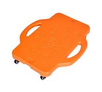 Générique Planche à roulettes Enfant Planche de Sol à roulettes Planche Assise avec Poignées Ergonomiques Planche pour Éducation Physique Aspect Fonctionnel Mat, Orange