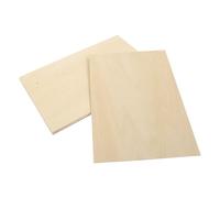 Générique Planche de Bois de Tilleul Brut 5 Pièces 300X200X2 MM Tranches Vierges pour Pyrogravure Bricolage DIY et Modélisme Surface Lisse pour Création Artistique