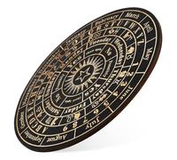 Générique Planche de Divination Pendule Décorative avec Symboles Clairs Outil Radiesthésie Spirituel pour et Tarot Décoration Ésotérique Maison
