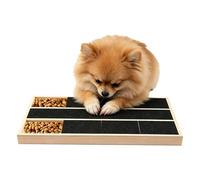 Générique Planche de Grattage Canine Jouet de Grattage Bois avec Boîte à