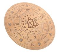 Générique Planche de Pendule en Bois Sculpté pour Divination Toucher Confortable, Accessoire de Divination pour Décorer Votre Table Une Ambiance Mystérieuse