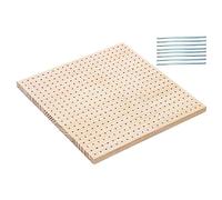 Générique Planches de Blocage en Bois pour Crochet, Tapis de Blocage avec épingles, Cadeaux pour Carrés Granny, Fête des Mères, Bonnets Tricotés à Faire Soi-, 30cmX30cm