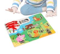Générique Planches Sensorielles,Jouet Éducatif en Bois Amusant - Apprentissage des Compétences de Base,pour de 3 Ans et Plus Garçons Filles Maison Voiture Avion Cadeau