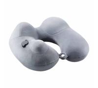 Générique Plane Neck Pillow - Portable Inflatable Tool with Washable Case