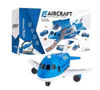Générique Plane Toys | Jeux Éducatifs et Interactifs,Set Transport Cargo Avion Voiture Jouet,pour Filles Garçons Noël Fête Voyage Maison École Intérieur