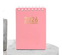 Générique Planificateur, Carnet à Anneaux 2026, Organiseur avec Dates Souple Format A7 Poche pour Prise de Notes Planification Journal Personnel Réunions