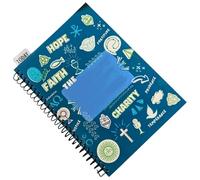 Générique Plannificateur de Foi Catholique,Carnet D'objectifs Pour Adultes - Carnet de Foi Catholique 21x28 cm Outil Religieux pour Compagnon d'Études Quotidien à l'École et à la Maison