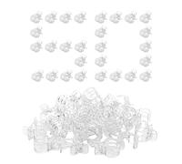 Générique Plant Clips, 50-Piece Garden Support Set, Heavy-Duty Climbing Vine Fixing Clips, Breathable Stem Grips with Easy- Design, Professional Greenhouse Hardware for Orchids and Tomatoes