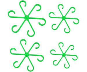 Générique Plant Clips - Stem Support for Climbing Plants | 4pcs Durable Vine Holders with Easy Attachment for Upright Growth, Healthier Plants, Garden, Greenhouse, Balcony, and Outdoor Gardening