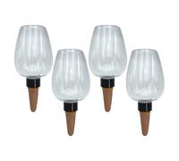 Générique Plant Globes, Automatic Irrigation Spikes Self Planter Inserts Set of 4, Transparent Slow Release Device, Easy Fill Plant Care Tool, Gardening Accessory Category