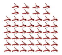Générique Plant Grafting Clips Set - 50 Pack Tomato Vegetable Fixing Clamps, Flat Mouth Hook Connectors for Watermelon Tomato Cucumber Melons, Garden Plant Support, Grafting Gardening Tool