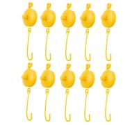 Générique Plant Hanger - Adjustable 10 Piece Plant Climbing Support Hooks with Automatic Retractable Yo Yo System for Indoor Outdoor Garden Patio Greenhouse Yard Farm Flower